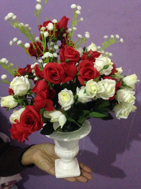 Minhas flores artificiais que comprei na 25 - 1