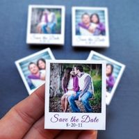 Save the date estilo foto polaroid!