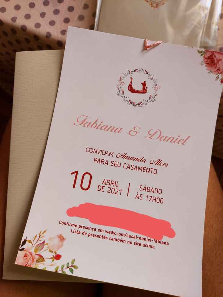 Meus convites de casamento #vemver - 1