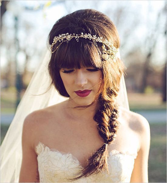 Penteado com franja 👰🏻✨ - 3