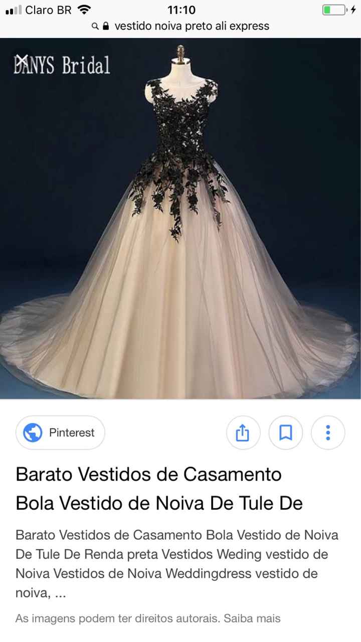 noiva de Preto? #vemopinar - 1