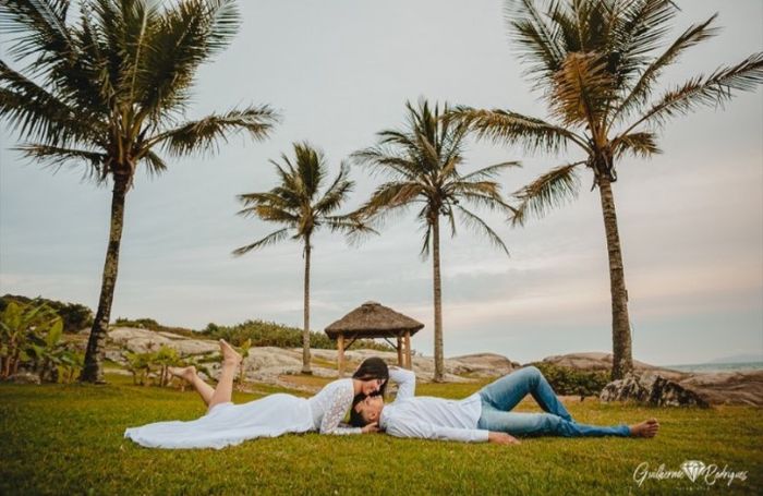 Nosso pré wedding na praia ❤️💙 4