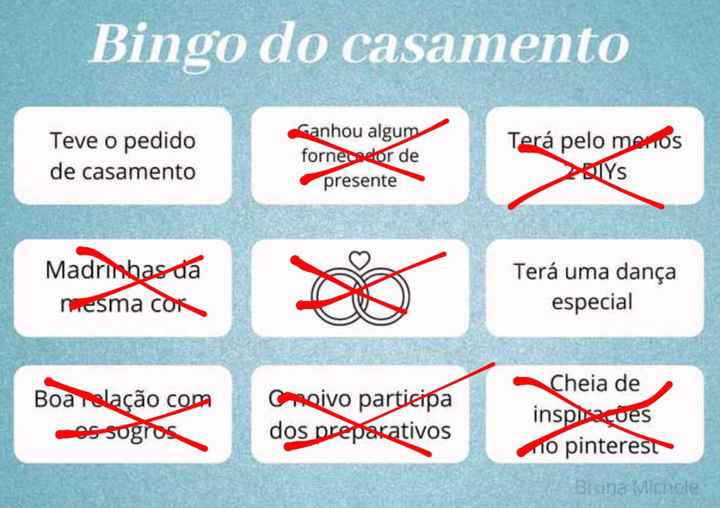 Bingo do Casamento - 1