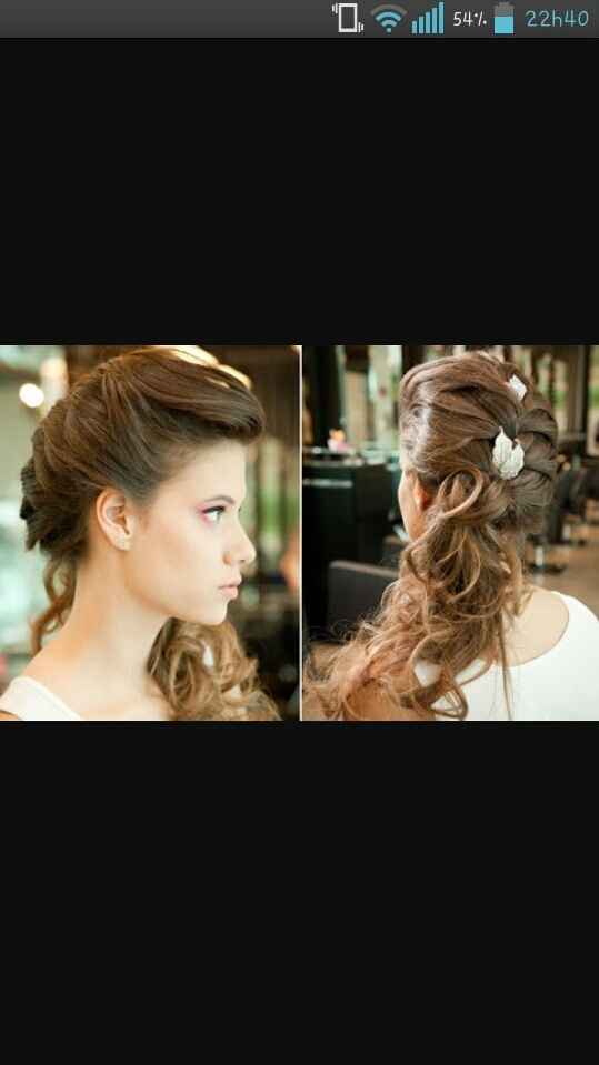 Penteado casamento civil - 2