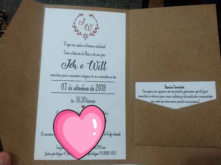 Convite chegou 😍😍 - 1