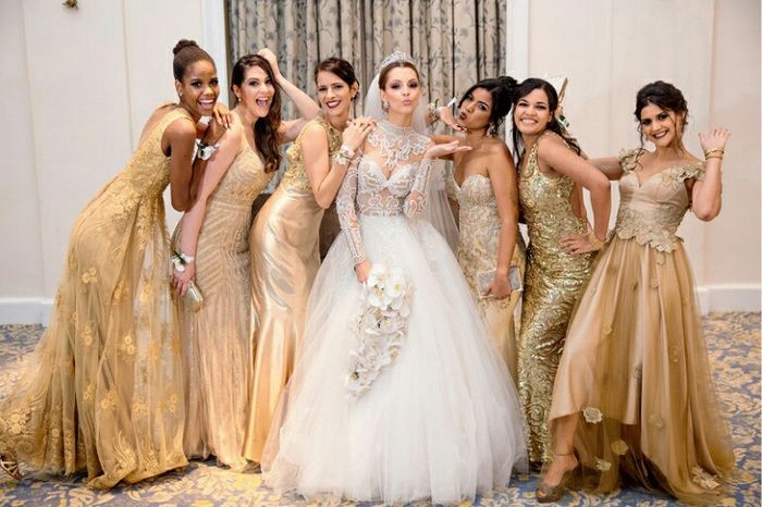  Escolhendo a cor do vestido das madrinhas - 3