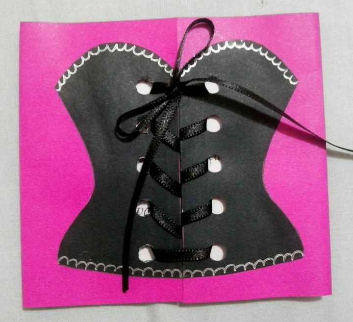 Manualidades - meu convite de chá de lingerie - 1