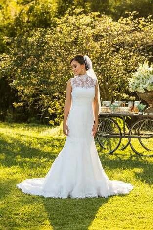 Vestido ideal para casamento Rustico 5