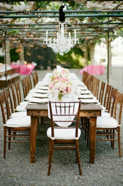 Mesas compridas para casamento! 2