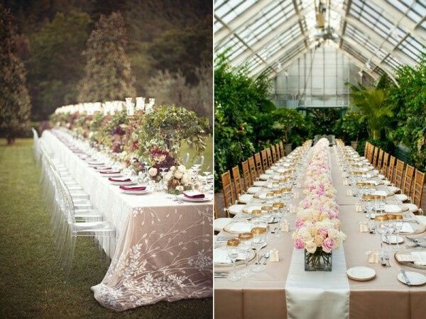 Mesas compridas para casamento! 4
