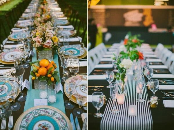 Mesas compridas para casamento! 7