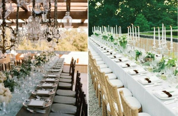 Mesas compridas para casamento! 10