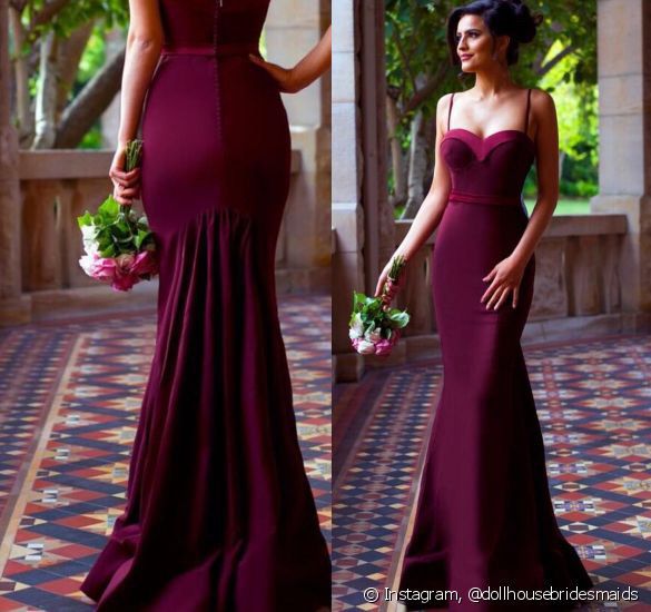 Vestido de madrinha marsala! 8