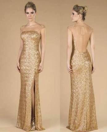 Madrinhas com vestido dourado! 7