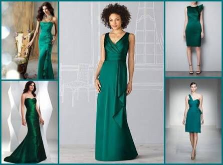 Madrinhas de vestido verde ! 9