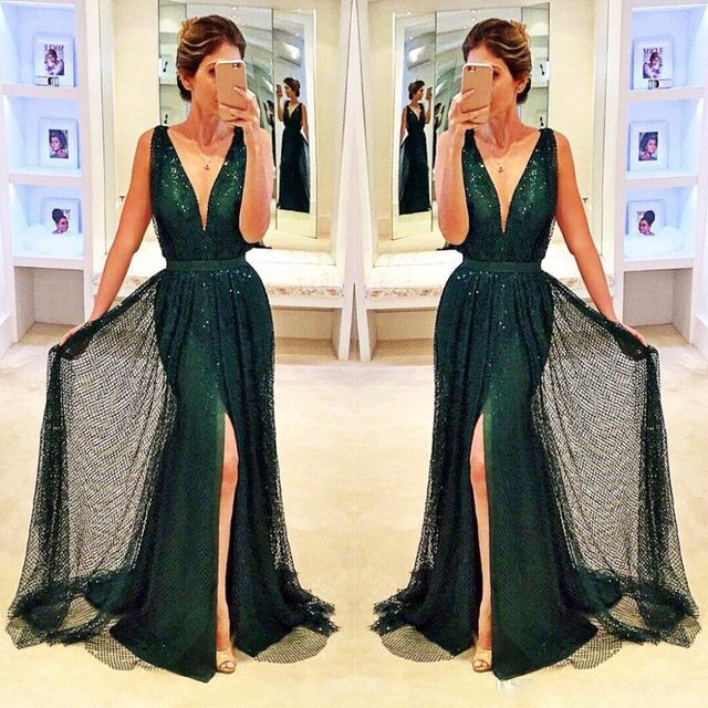Madrinhas de vestido verde ! 12