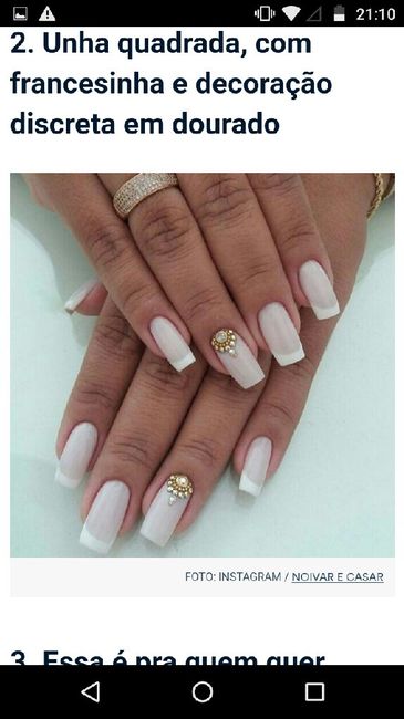 Qual a cor das suas unhas? - 1