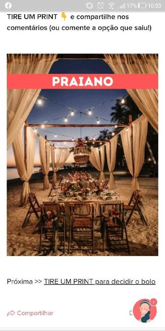 TIRE UM PRINT para decidir o estilo do casamento 7