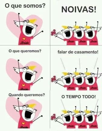 Noivinhas ansiosas