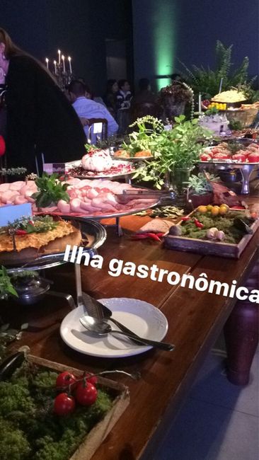 Fiz minha degustação  do buffet - 4
