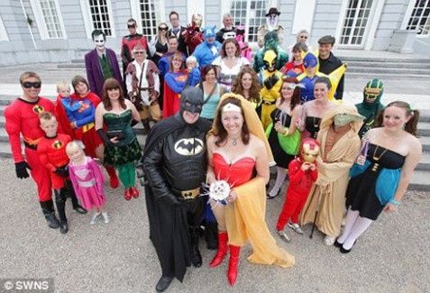 casamento super heróis