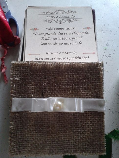 Caixa dos padrinhos