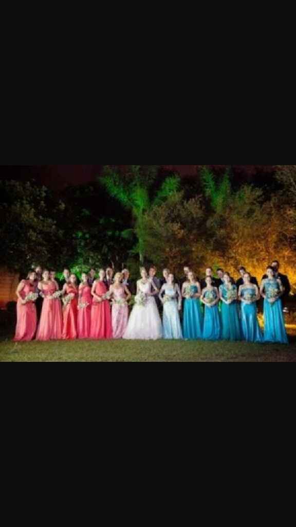  Cor do vestido das madrinhas! - 1