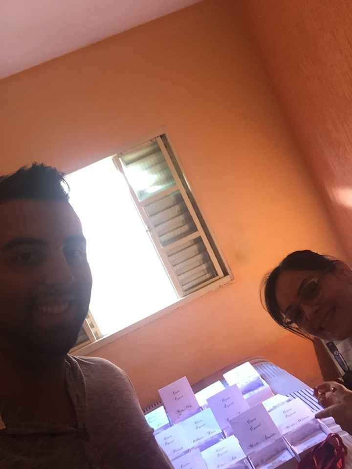 Começando a montar os convites dos padrinhos #vemver - 3
