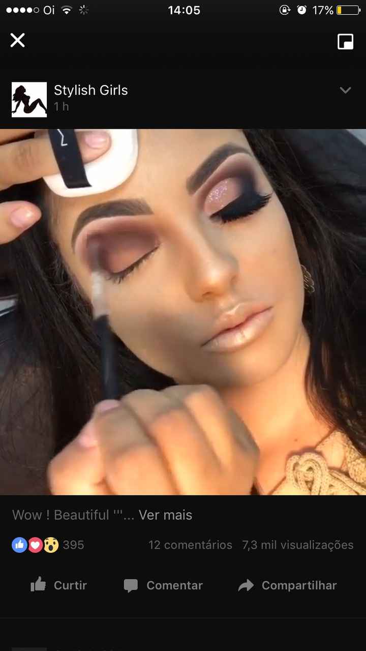 Minha make - mas o batom será um rosê