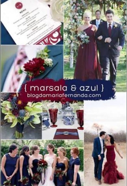 Inspirações cor marsala - 4