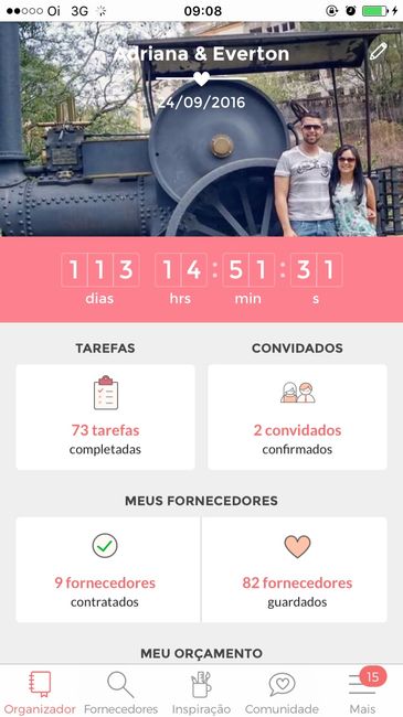 Faltam 113 dias