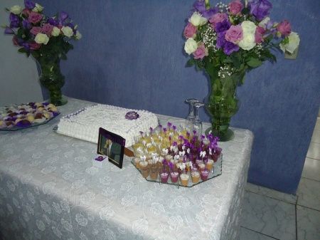 Mesa do bolo