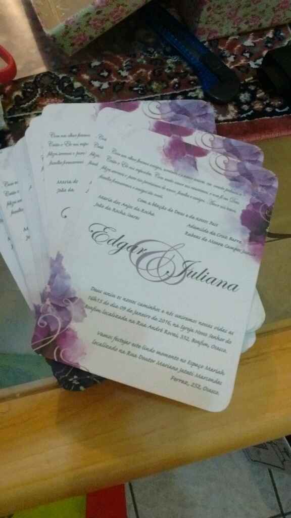 Meus convites totalmente diy. quase prontos!! - 2