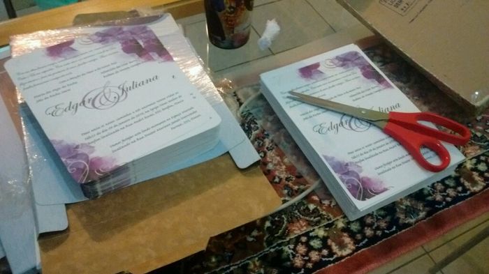 Meus convites totalmente diy. quase prontos!! - 4