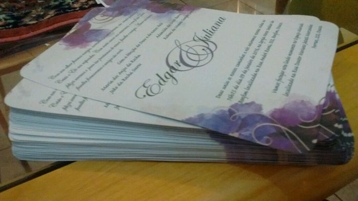 Meus convites totalmente diy. quase prontos!! - 5