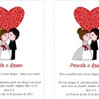 Convite de casamento