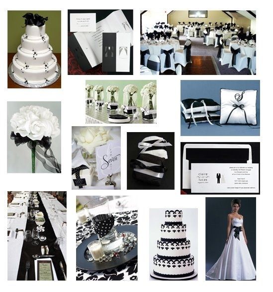 Decoração preto e branco