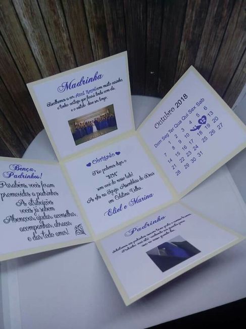 Caixinha de Padrinhos pronta 😍😍 vem ver 👨👰💍 - 3