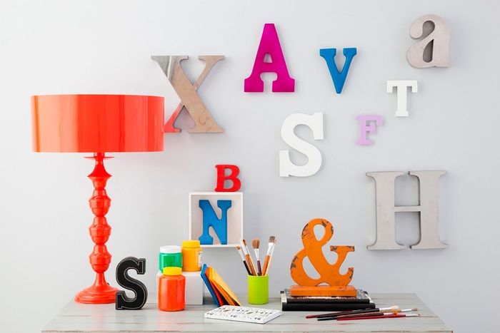 Letras decorativas 