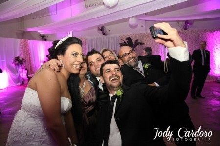 Uma selfie do casamento 