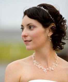 Penteado para noiva com cabelo chanel