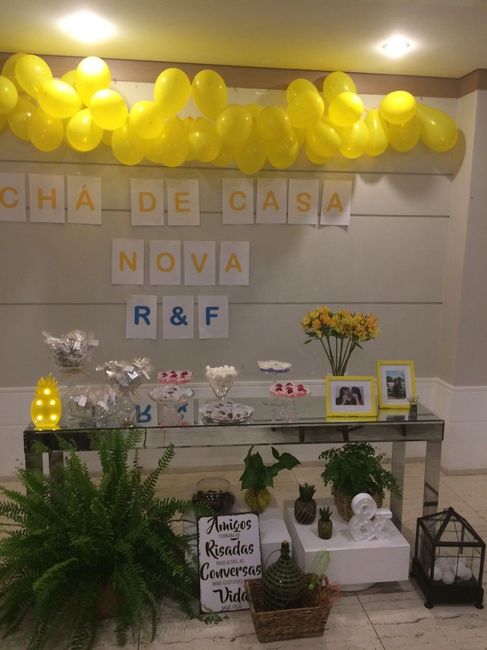 Decoração da mesa principal S2
