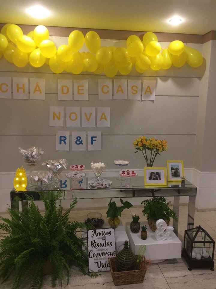 Decoração da mesa principal S2