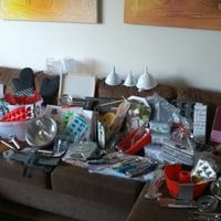 Resultado do chá!!! Ganhei muitaaa coisa boa, amei amei. Basicamente não preciso de mais nada! 