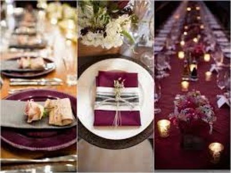 Decoração Marsala