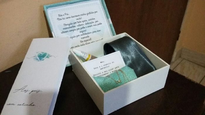 Enfim, caixas dos padrinhos prontas!!! #vemver - 2