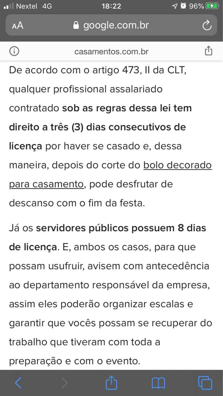 Licença casamento - 1