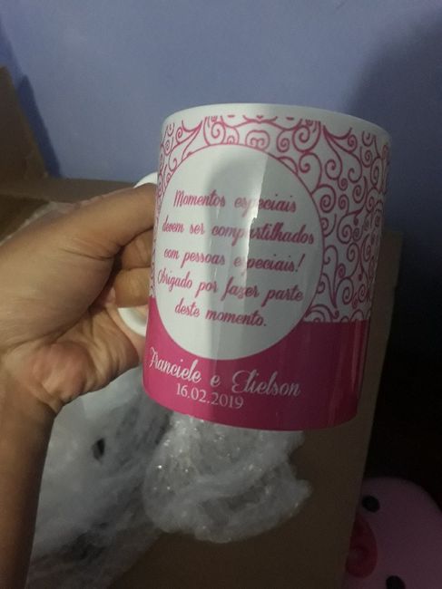 Minhas lembrancinhas para os padrinhos- Canecas - 2
