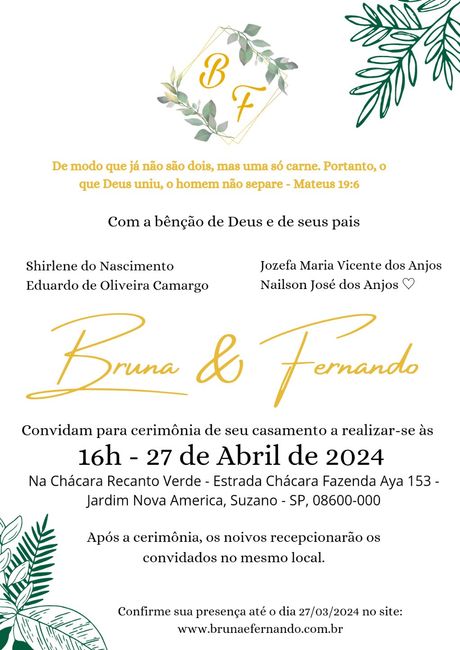 Fazendo a identidade visual do casamento 7