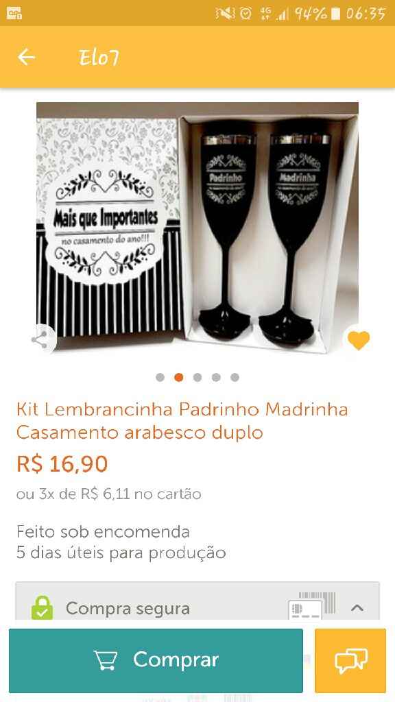 Dica barato lembrança dos padrinhos - 1